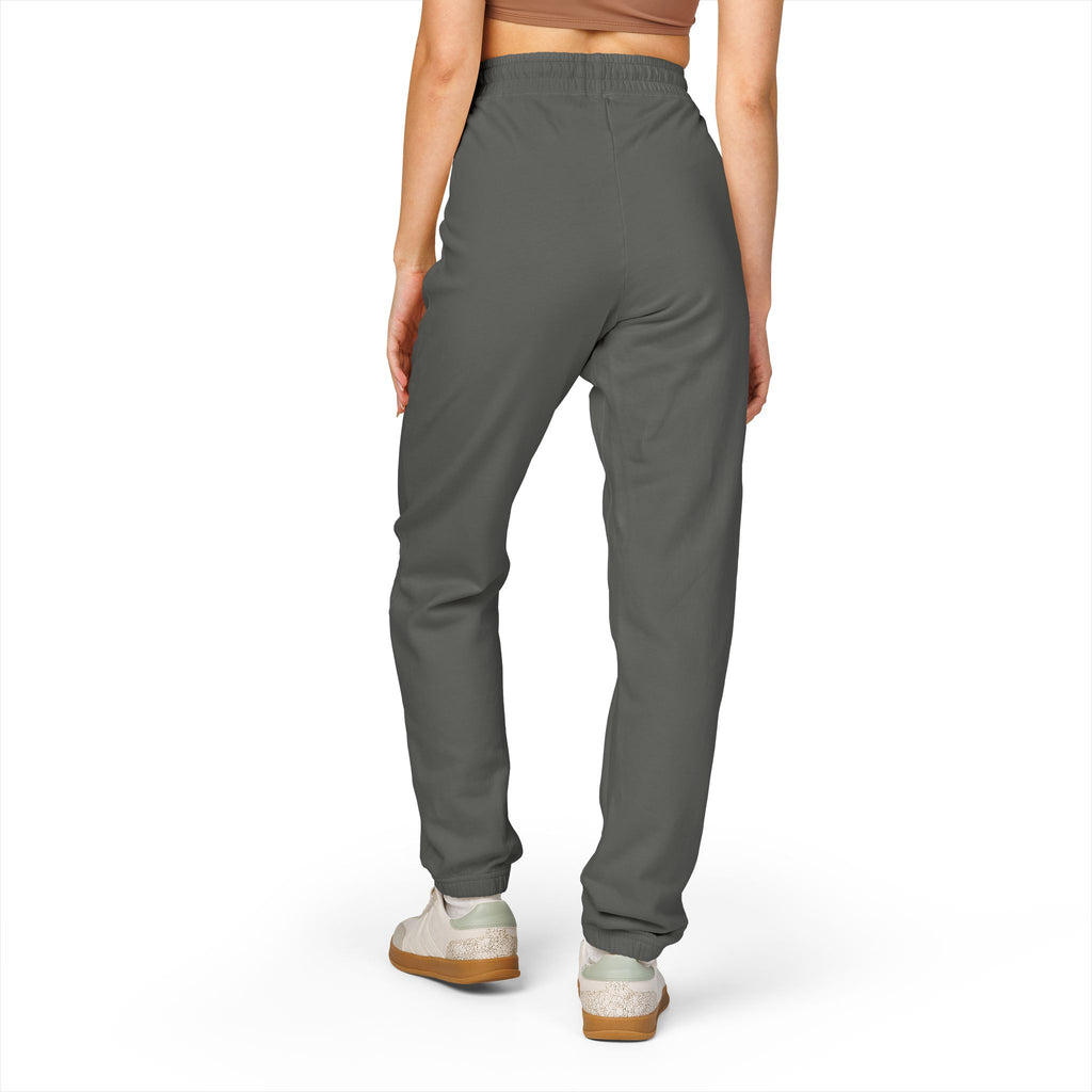 Garment-Dyed Fleece Sweatpants — Minimal Stripe Joggers