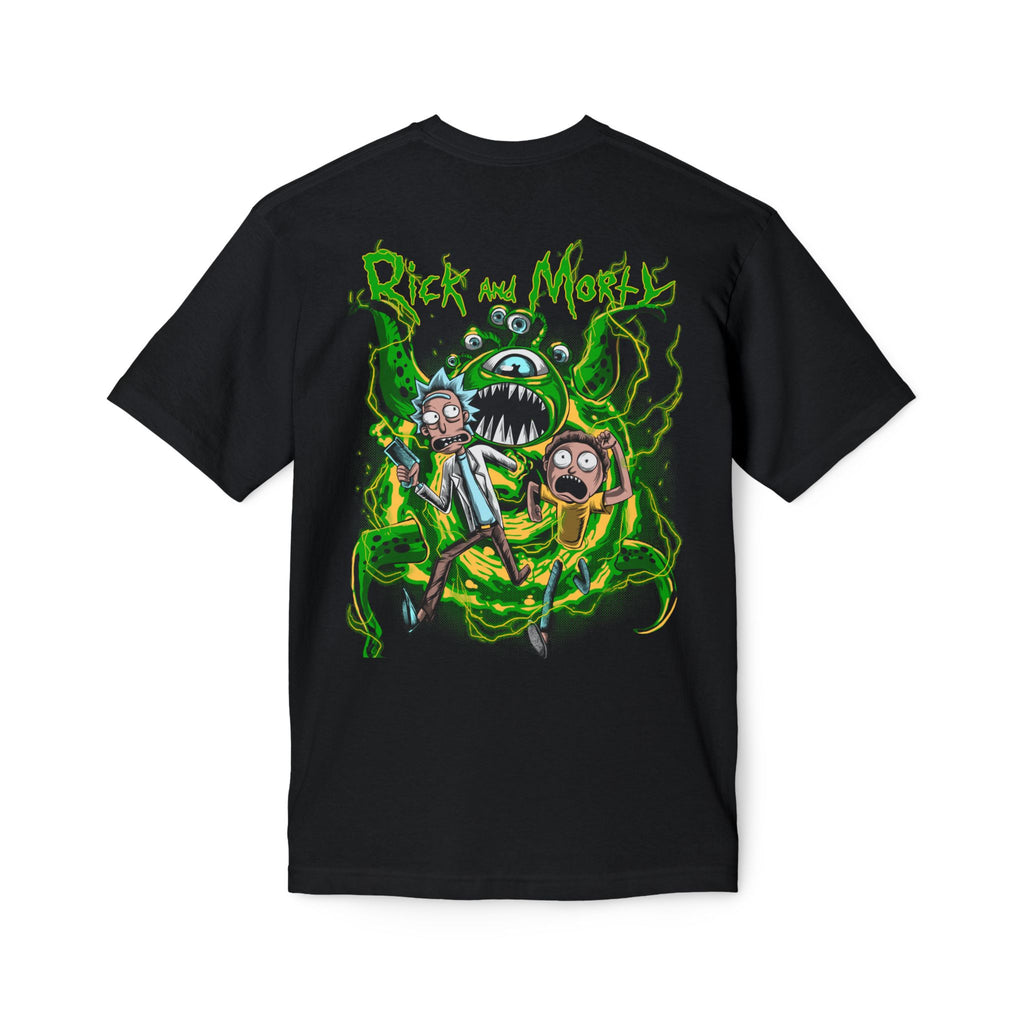 Rick and Morty Graphic T-Shirt — Portal Monster Back Print