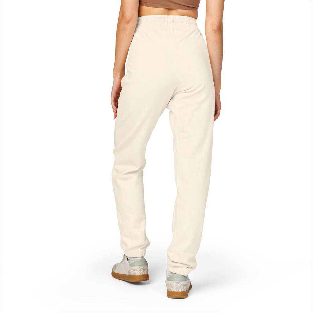 Garment-Dyed Fleece Sweatpants — Minimal Stripe Joggers
