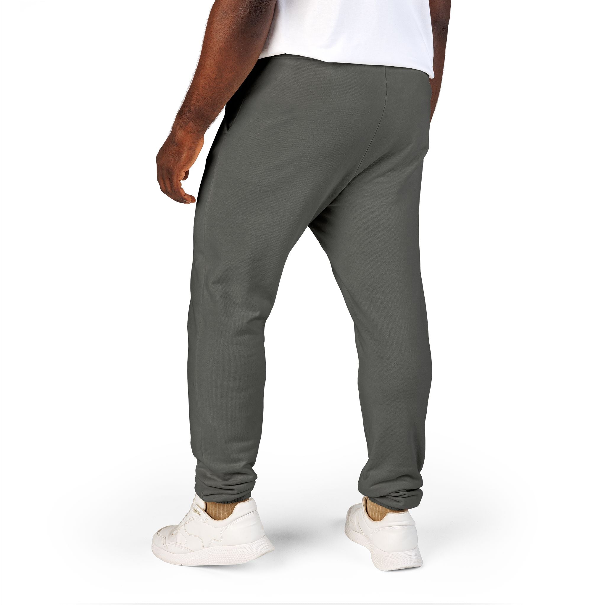 Garment-Dyed Fleece Sweatpants — Minimal Stripe Joggers