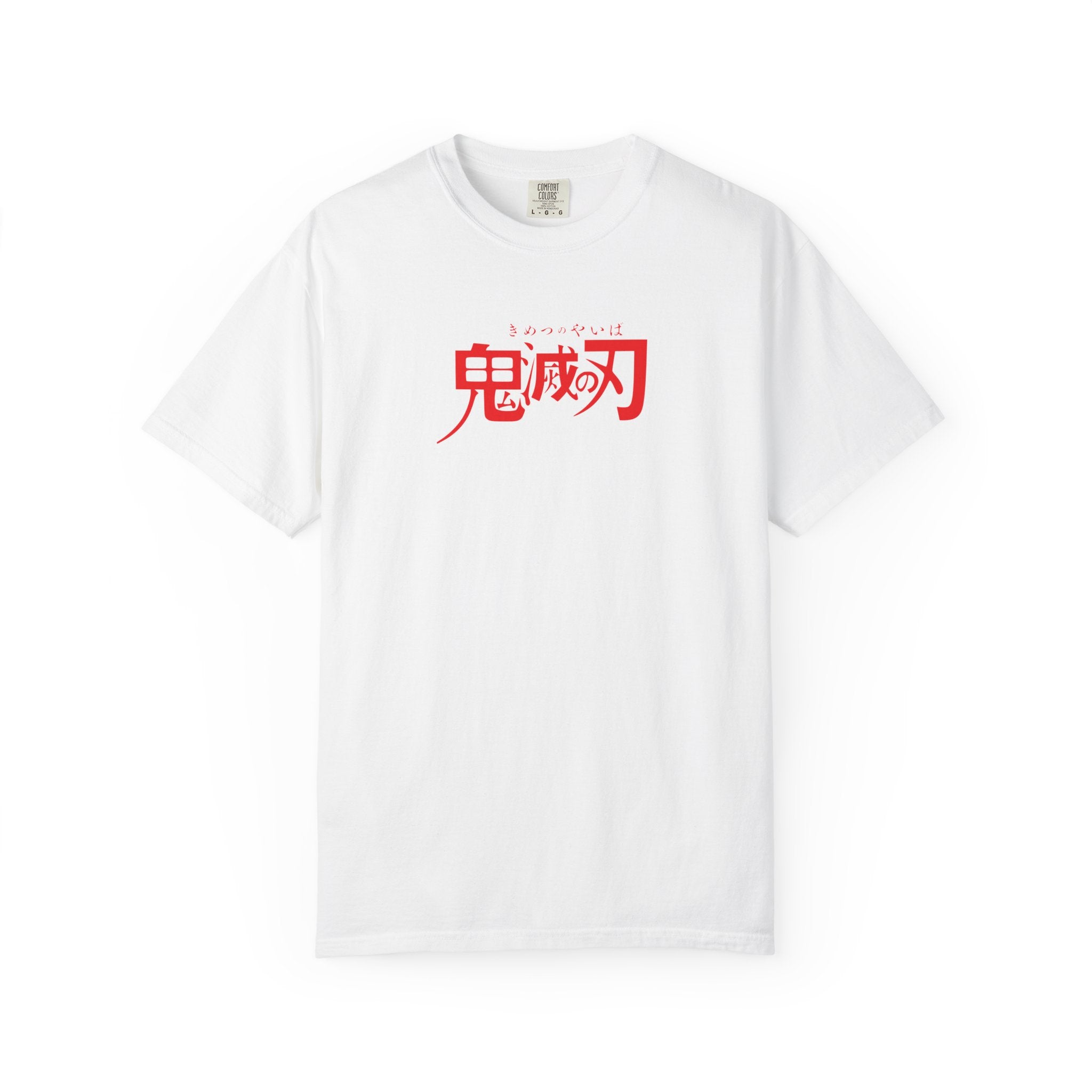 Anime Characters Graphic T-Shirt — Demon Slayer Panel Back Print