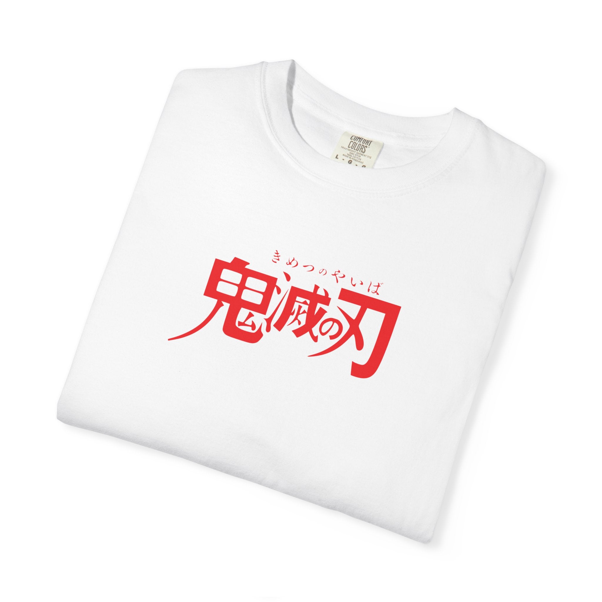 Anime Characters Graphic T-Shirt — Demon Slayer Panel Back Print