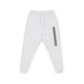 Embroidered Chevron Joggers — Cozy Fleece Sweatpants