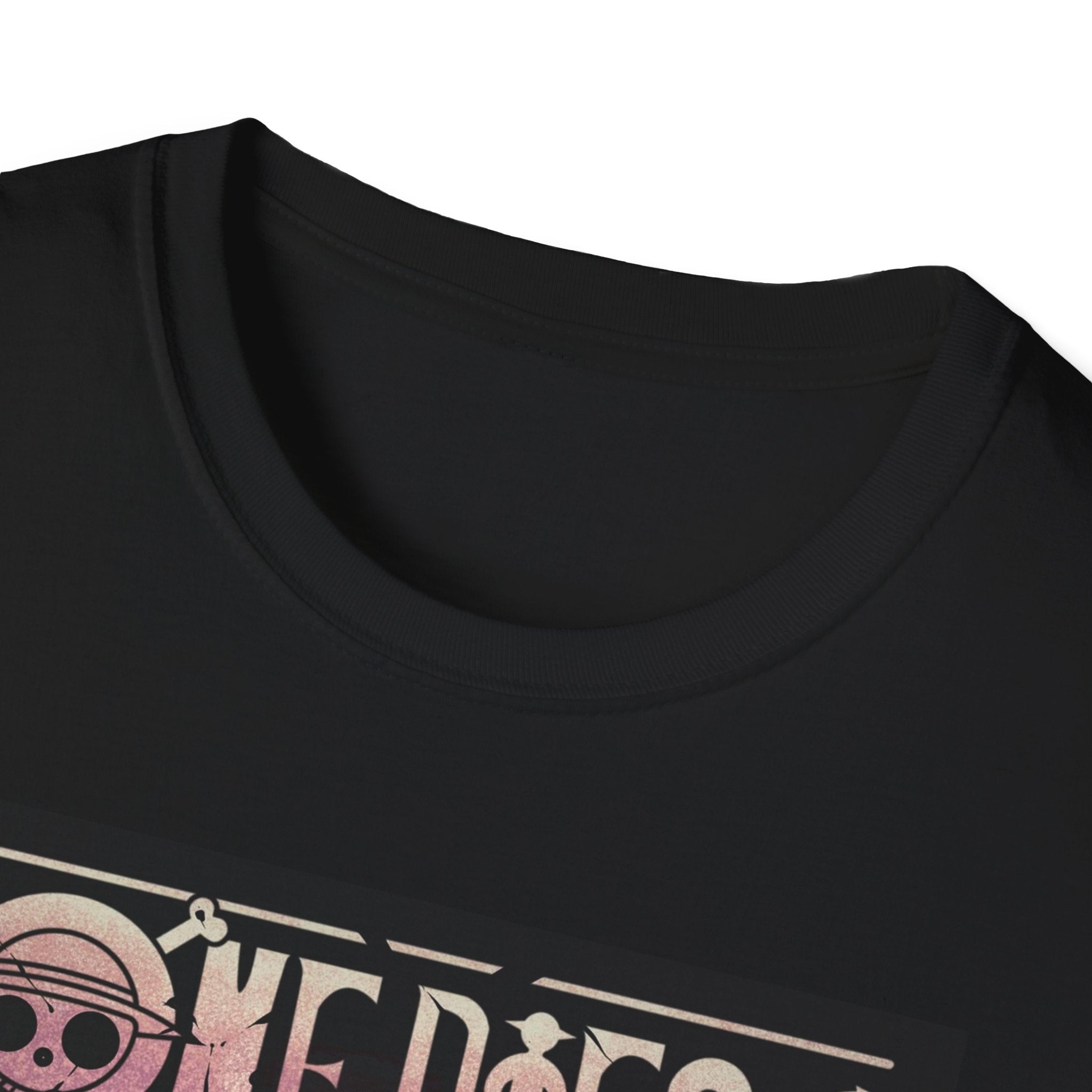 One Piece Anime T-Shirt — White-Haired Pirate Crew Graphic Tee