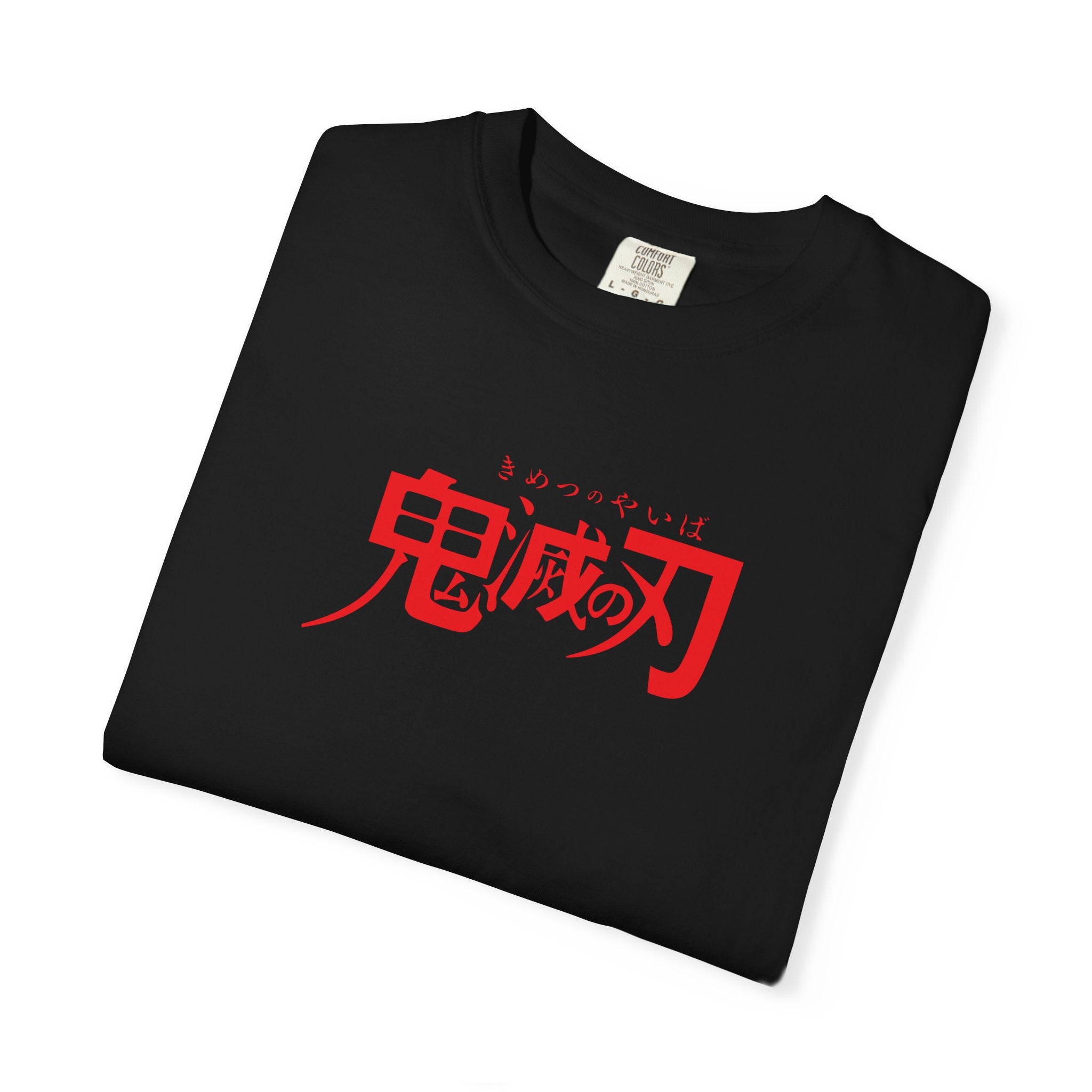 Anime Characters Graphic T-Shirt — Demon Slayer Panel Back Print